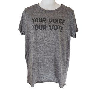 Grayson Threads Your Voice Your Vote Gray Tee